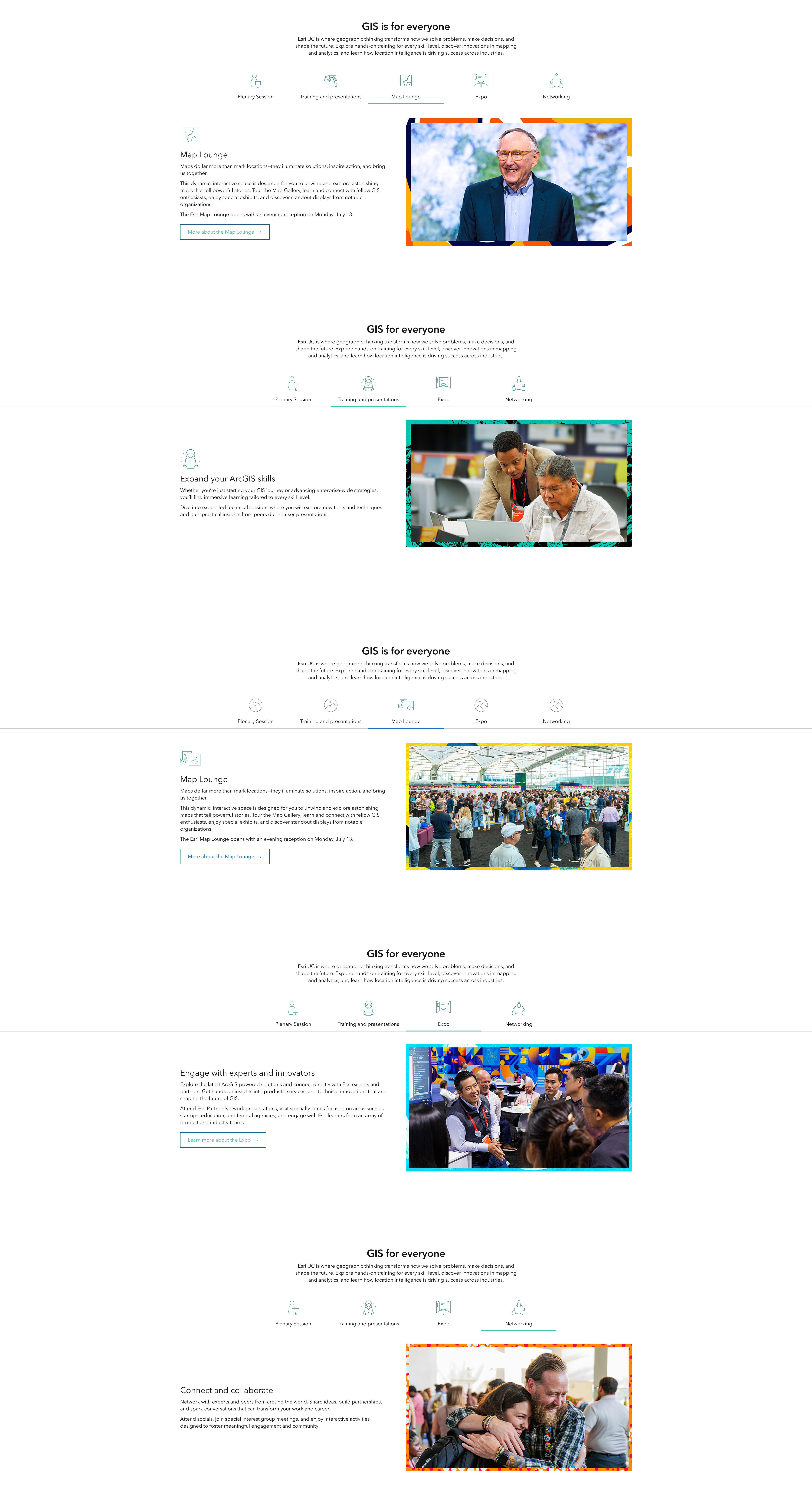 Redesigned Overview template showcasing modular tabbed navigation